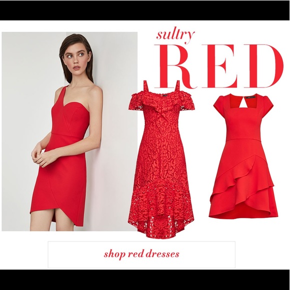 BCBGMAXAZRIA Square-Neck Ruffled Mini Dress - Picture 6 of 8